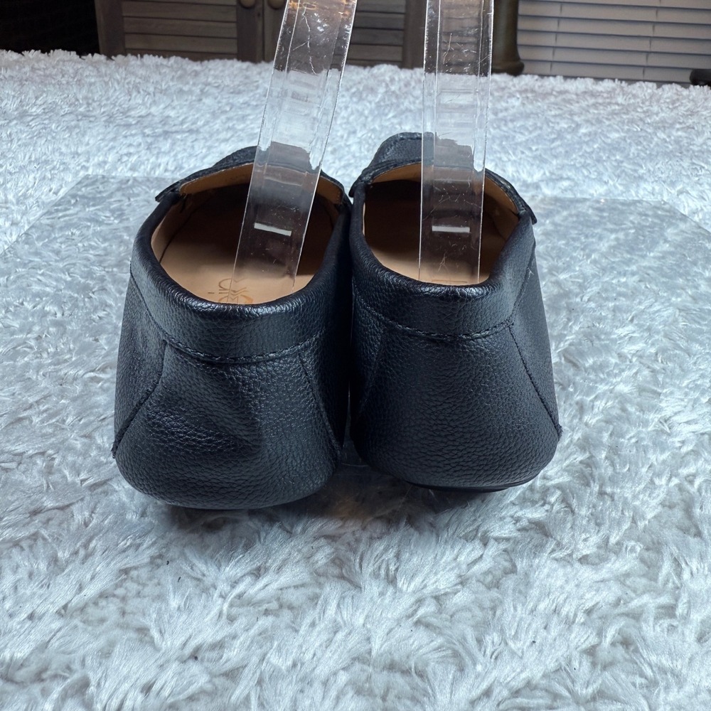 Calvin Klein Black Loafers Women's 7 Leonie Slip On Dress Shoes Casual Preppy - Picture 4 of 10